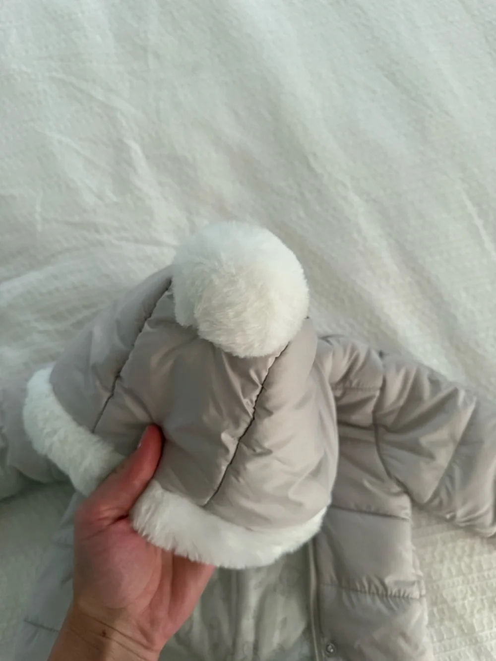Baby's Winter Overall Unisex Size 3-6 Months One Piece with a hat